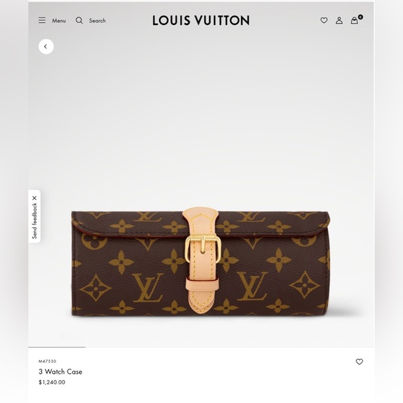 ✔️Luxury LV Style 3 Watch Case ✔️ - Picture 8 of 8